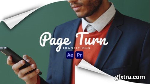 Videohive Page Turn Transitions 43428210