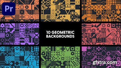 Videohive Geometric Backgrounds 43450432