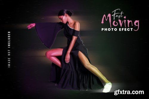 Fast moving photo effect