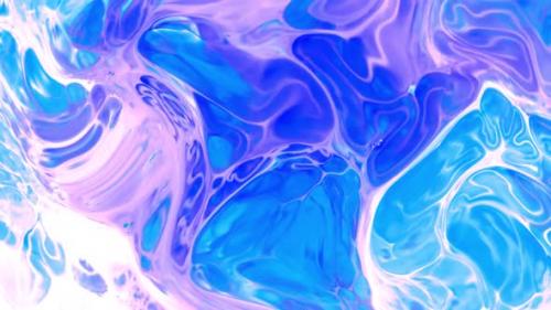 Videohive - Abstract Colorful Color Ink Liquid Explode Diffusion Psychedelic Paint Blast Movement. blue splash - 43411873 - 43411873