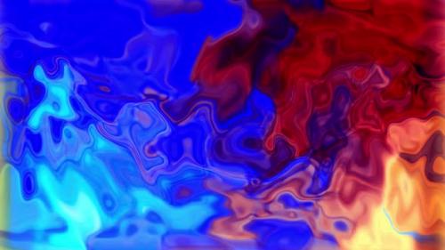 Videohive - Abstract colorful liquid wave Acrylic texture with marbling background - 43411883 - 43411883