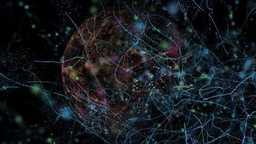 Videohive - Particle Ball 4K - 43412842 - 43412842