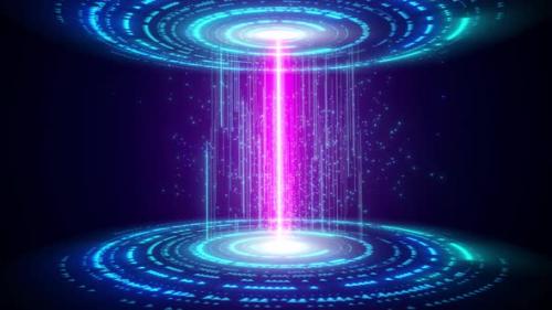 Videohive - HUD Animated Digital Background. Futuristic HUD Animation Background. Hud Circle Animation Interface - 43419718 - 43419718