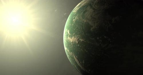 Videohive - Exoplanet Kepler 22b - 43419991 - 43419991