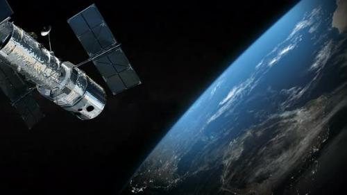 Videohive - Satellite And Earth Planet - 43419992 - 43419992