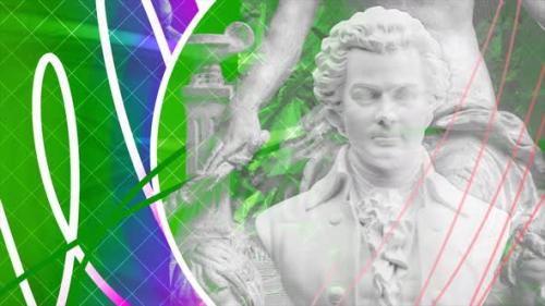 Videohive - Ludwig Van Beethoven Bust Close Up - 43424913 - 43424913