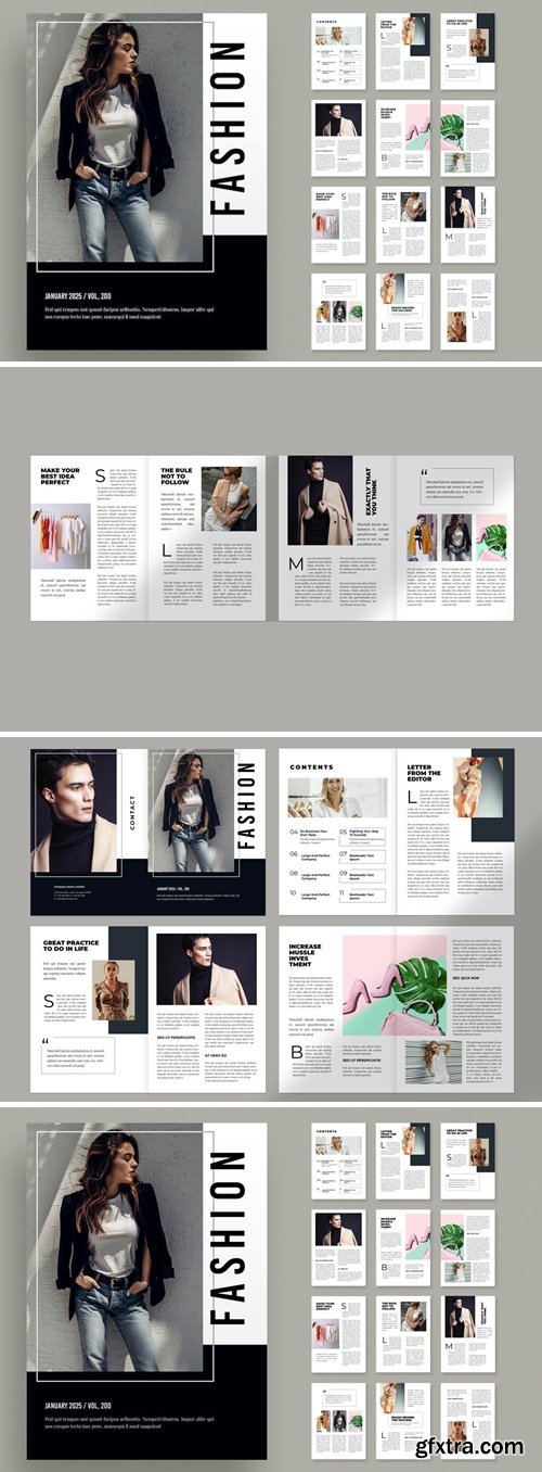 Fashion Magazine Templates BYF2W6K