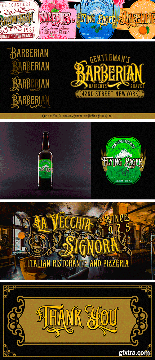 Goldshine Font Family