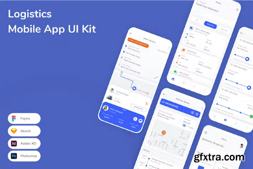 Logistics Mobile App UI Kit