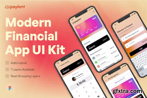Modern Financial App UI Kit