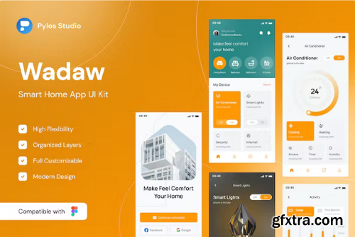 Wadaw - Smart Home App UI Kits