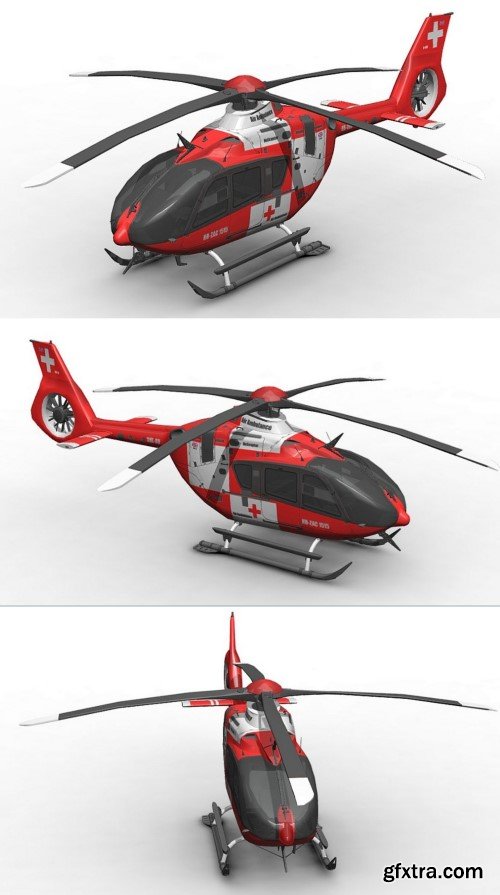 Helicopter Rescue 3D Model