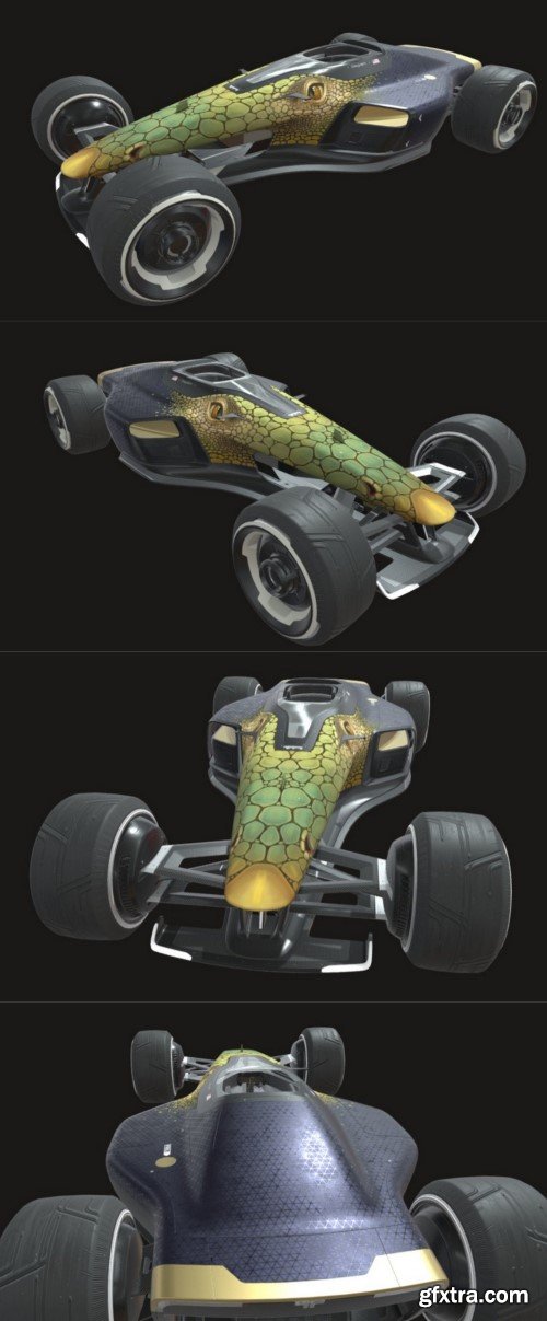 Gwyverns TM2020 Custom Car Skin 3D Model