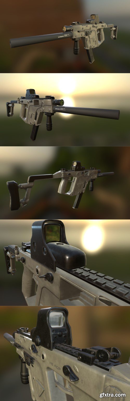 Kriss Vector 3d model