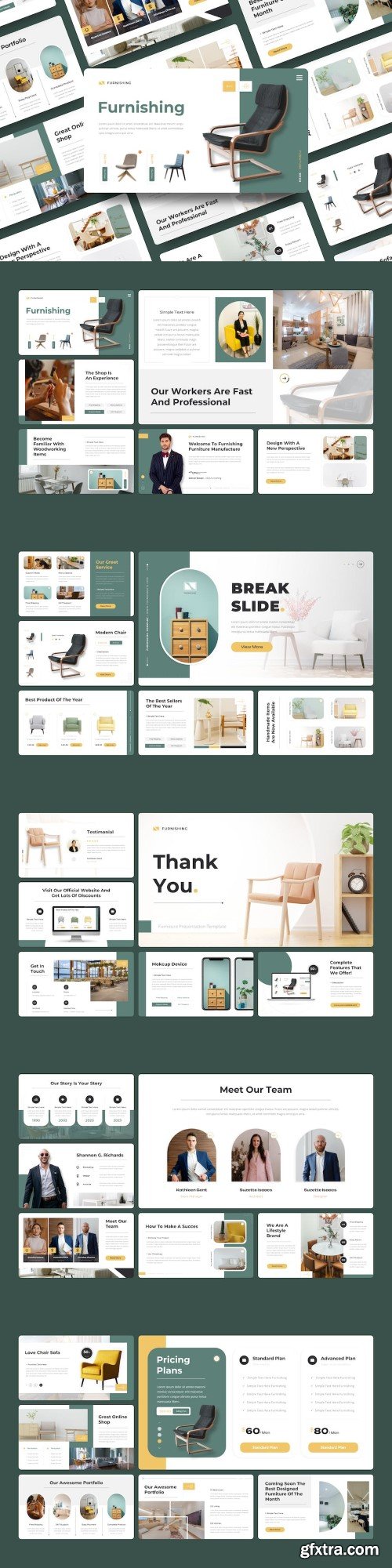 Furnishing - Furniture PowerPoint Template