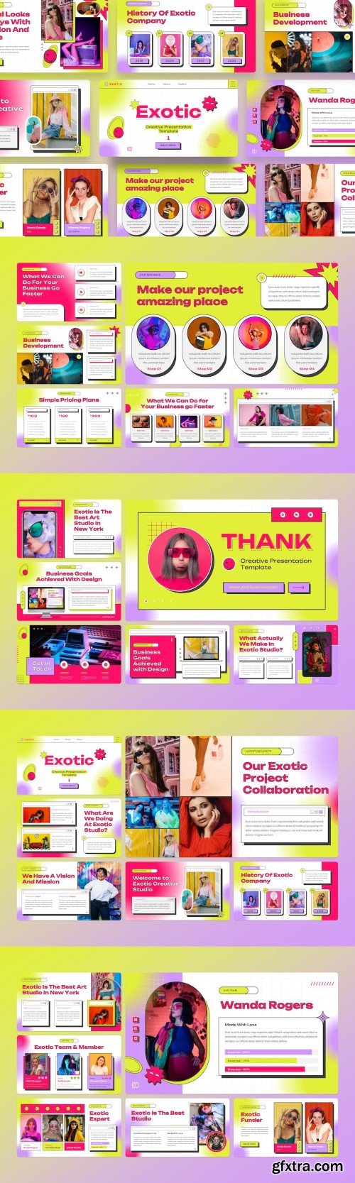 Exotic - Creative PowerPoint Template