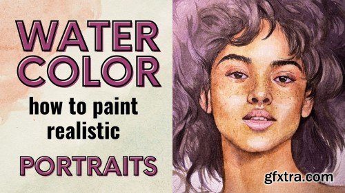 How to paint a portrait with watercolors