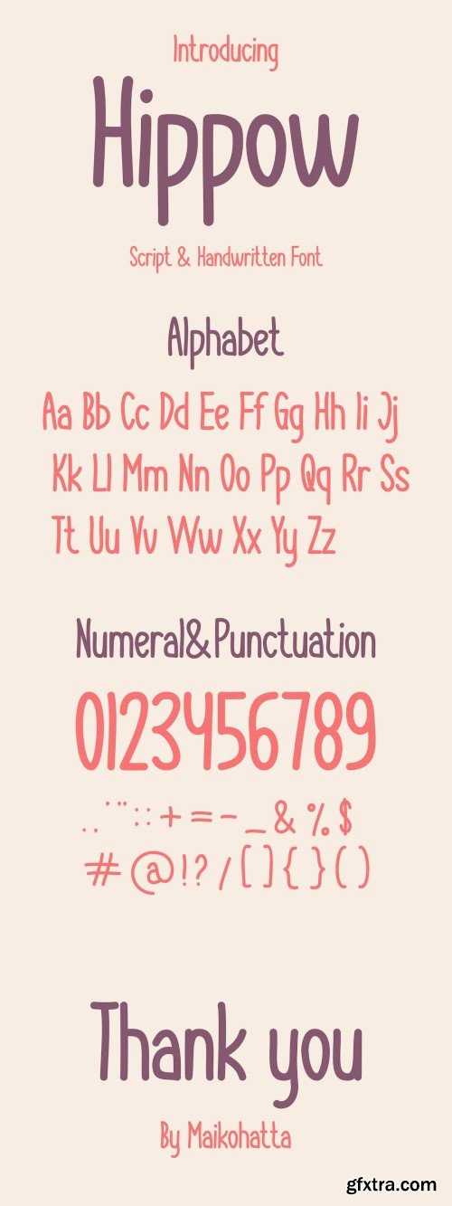 Hippow Font