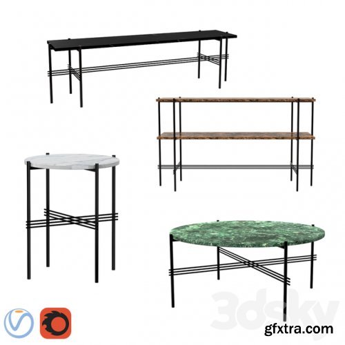 Gubi TS Table SET