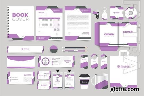 Fashion business brand identity promotional vector template design