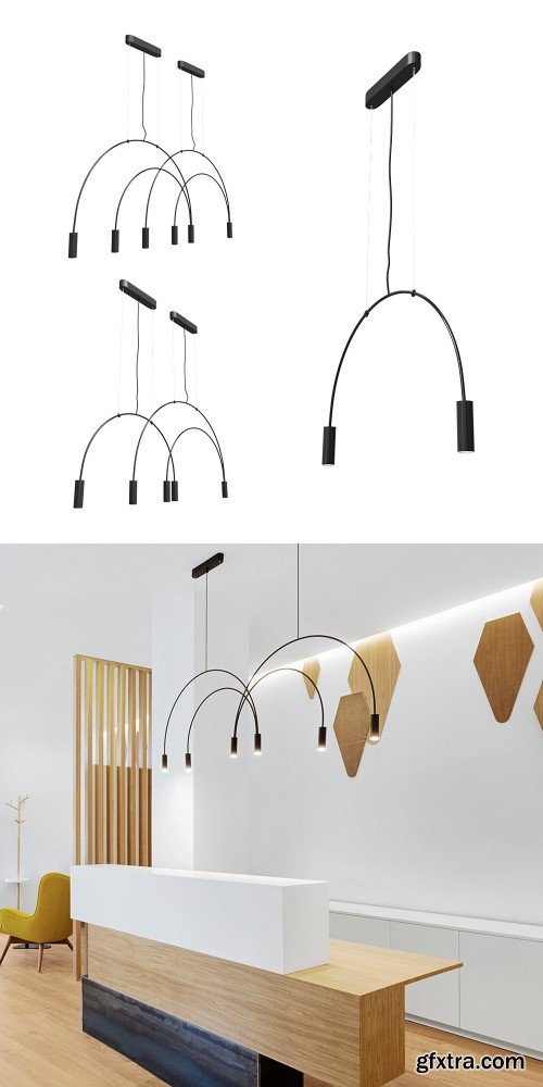 Suspension lamp Volta