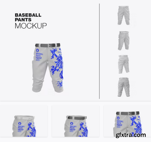 Set Baseball Pants Mockup