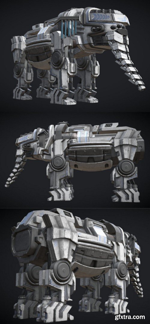 Robot Elephant 3D Model