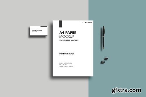 Stationery design mockup