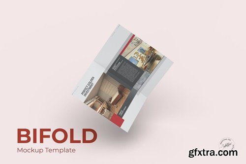 A5 Bifold Brochure - Mockup Template S2TELGB