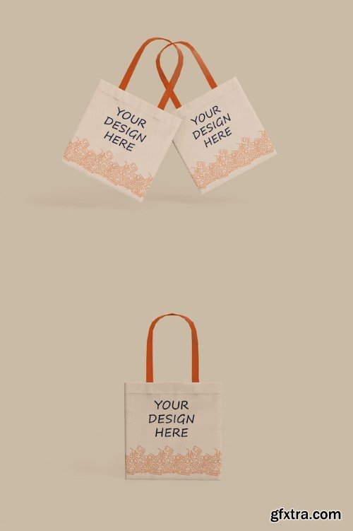 Simple tote bag mockup