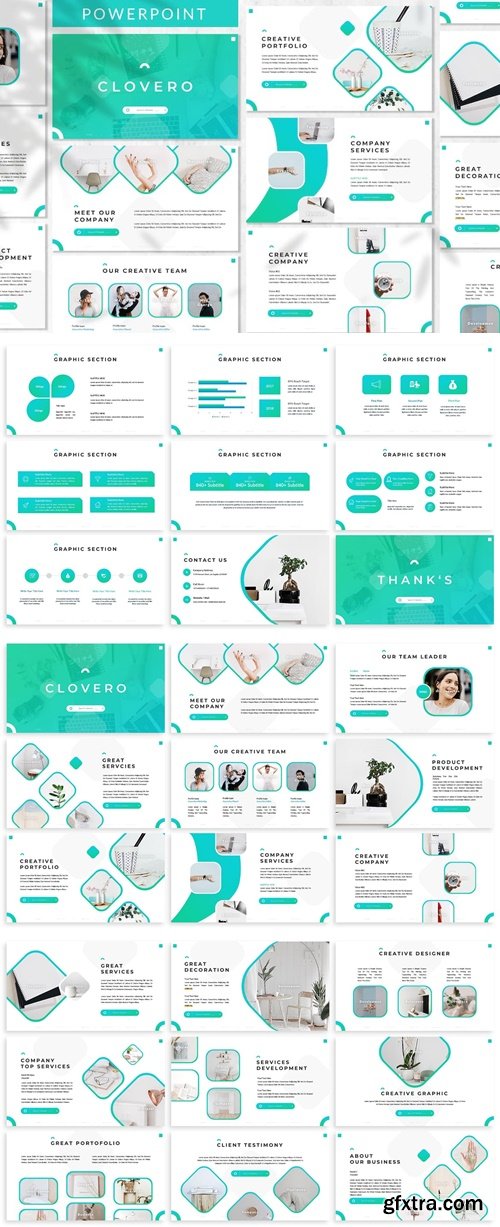 Clovero - Business Powerpoint, Keynote,Slides Template