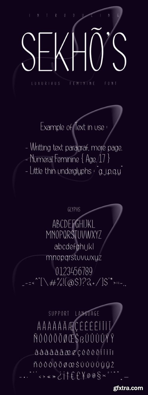 Sekho\'s Font