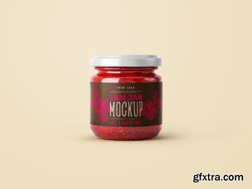 Small Jam Jar Mockup 389943045