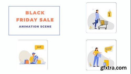 Videohive Black Friday Sale Animation Scene 43479466