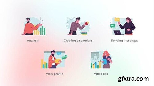 Videohive Business meeting - Flat concept 43436650