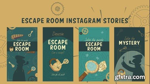 Videohive Escape room instagram stories 43477802