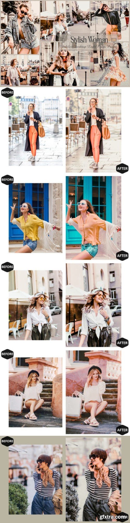 12 Stylish Woman Lightroom Presets