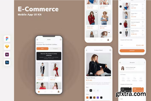 E-Commerce Mobile App UI Kit