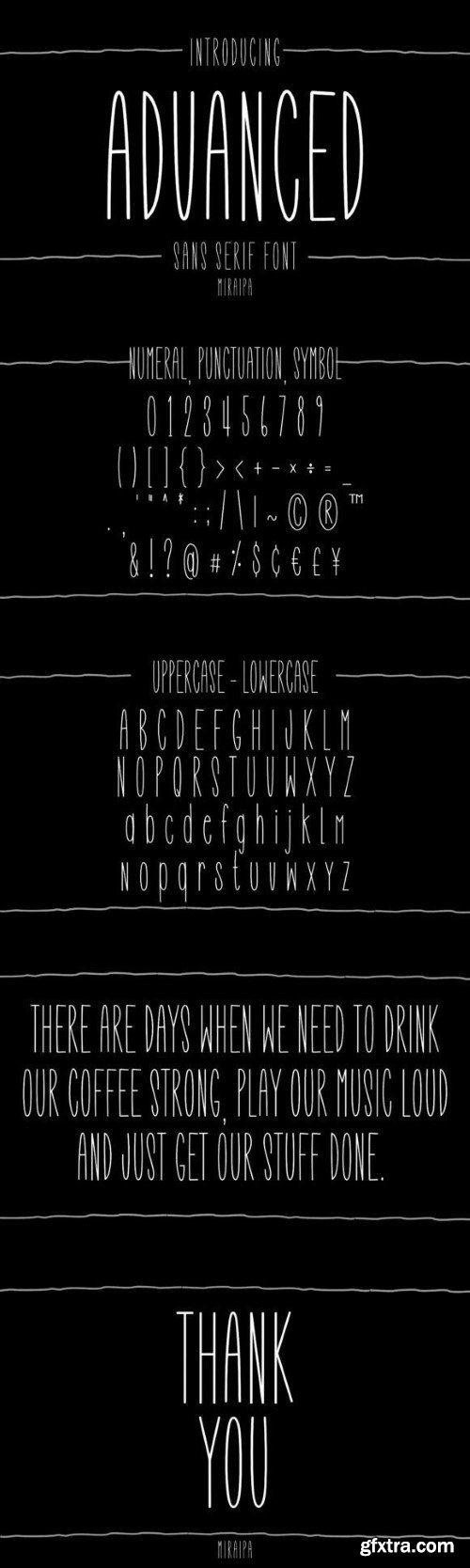 Advanced Font