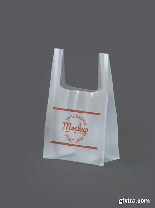 Plastic bag mockup