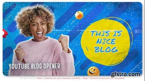 Videohive Youtube Blog Opener 43499513