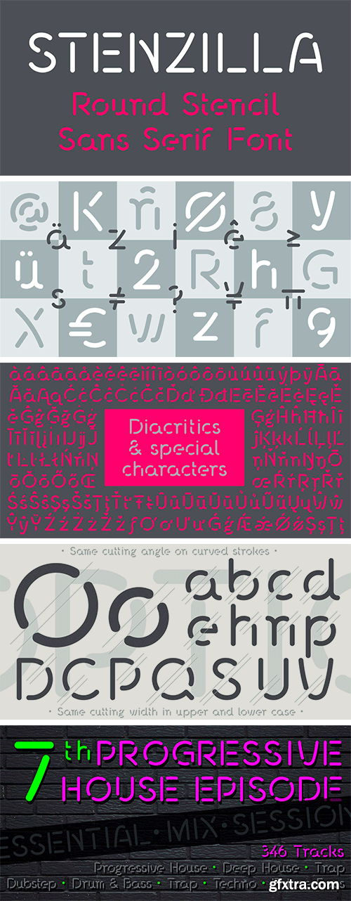 Stenzilla Font