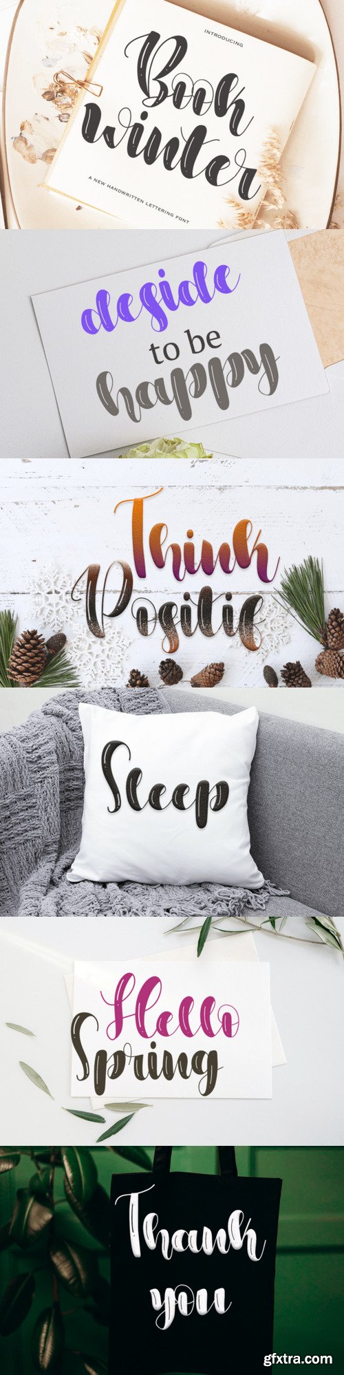 Book Winter Font