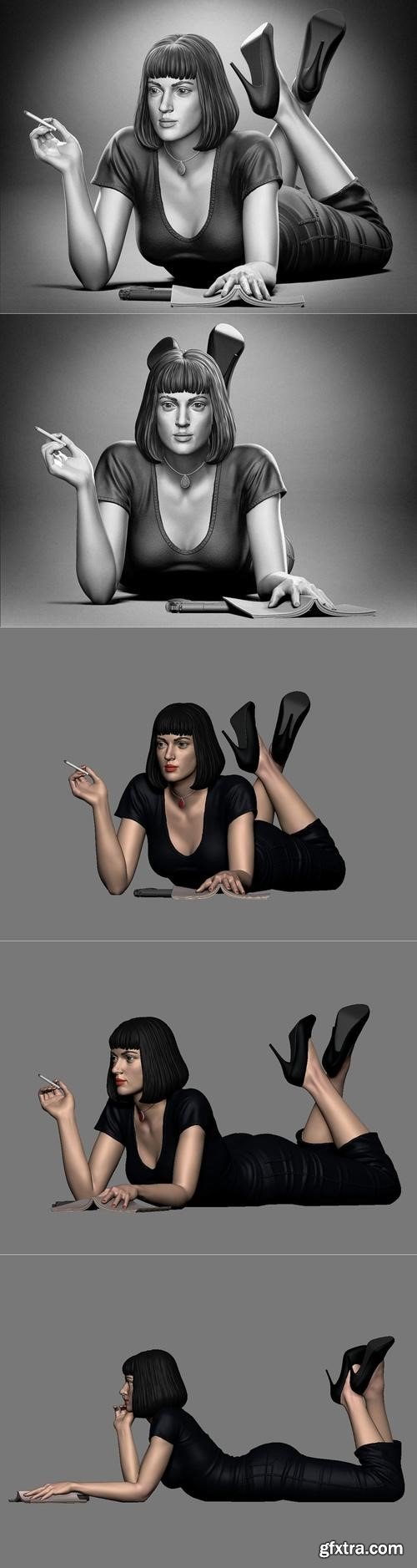 Mia Wallace – 3D Print Model