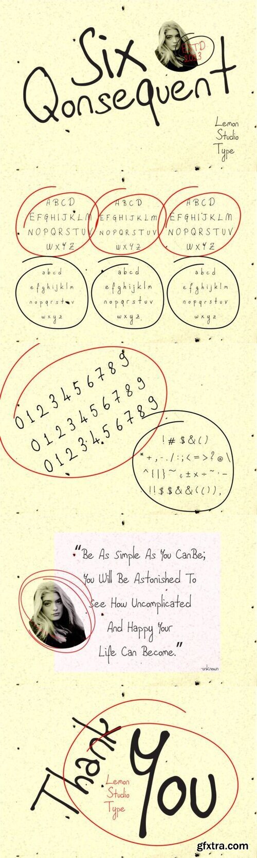 Six Qonsequent Font