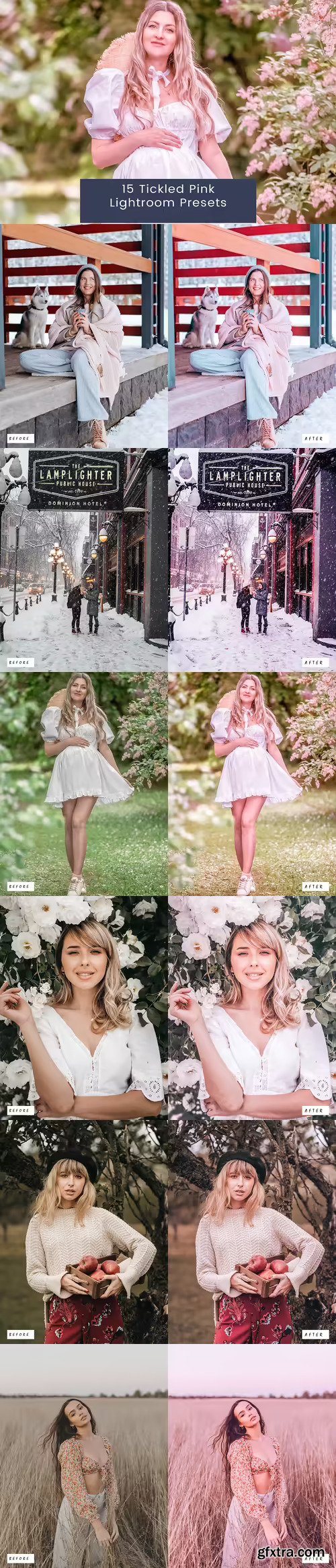 15 Tickled Pink Lightroom Presets