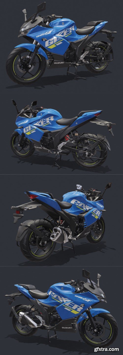 New Gixxer SF 2022 3D Model