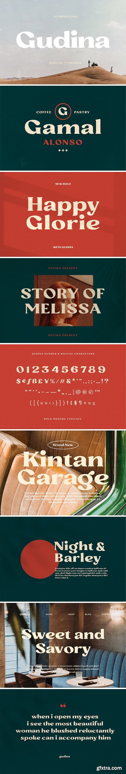 Gudina Serif Font