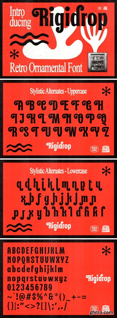 Rigidrop Font