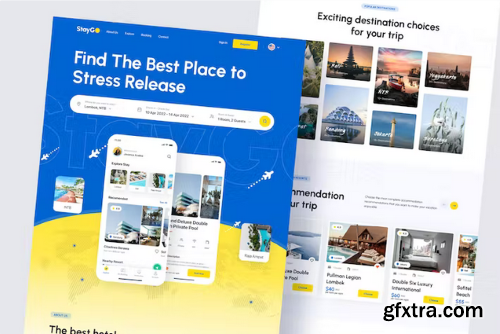 StayGo - Staycation & Hotel Booking Landing Page